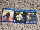Fallout 4  G.O.T.Y.  PS4 Sony  with Poster, Fallout 76, Technomancer.  Game Lot
