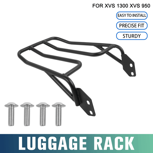 Rear Luggage Rack For Yamaha V Star 1300 XVS1300 XVS950 09-16 XVS13CTB CTF 2015 - Picture 4 of 10