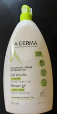 Aderma Ultra-Rich Shower Gel with rhealba oat cleanser 750ml Exp 07/2026