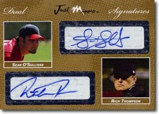 Sean O'Sullivan * Rich Thompson Autograph Rookie GOLD Auto #/10