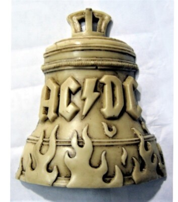 Targa Metallica ACDC Hells Bells 30x20 Cm, Piastra Forata Per Parete - 3
