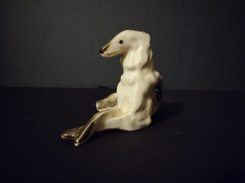 Borzoi Augarten Austria Afghan Porcelain Hound Dog Figurine 3" Vintage - Picture 10 of 14