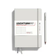Leuchtturm 1917 Hardcover Dot Grid Notebook in Light Grey - A5 - NEW