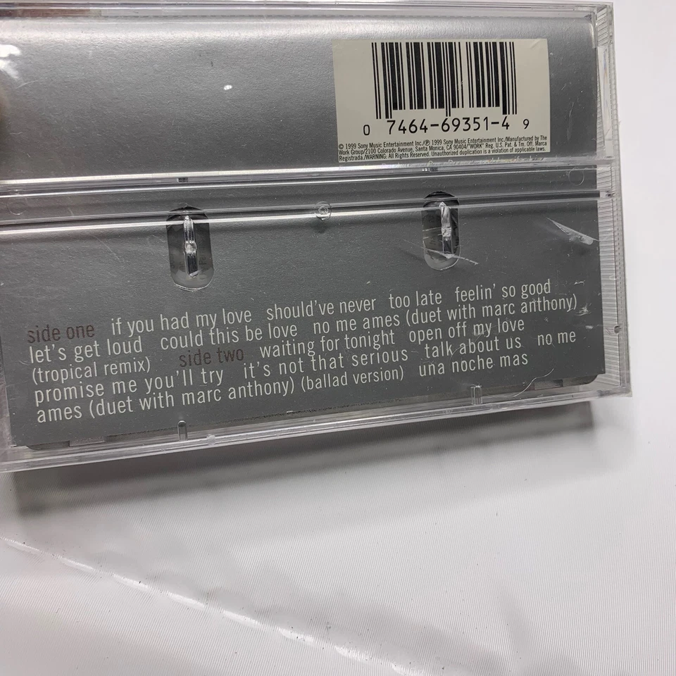 Jennifer Lopez Cassette On The 6 No Me Ames Ft Marc Anthony ft Fat Joe Rare New - Image 3 of 4