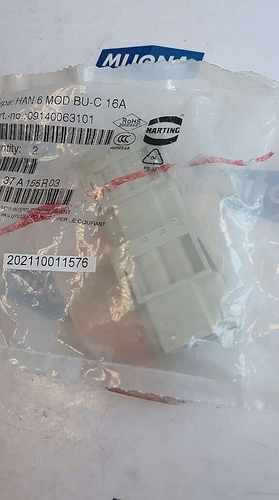 Harting 09140063001 HAN 6 MOD BU C 16A precio por paquete - Imagen 3 de 7