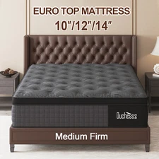 12"14" Twin Full Queen King Size Mattress in a Box Hybrid Spring Memory Foam