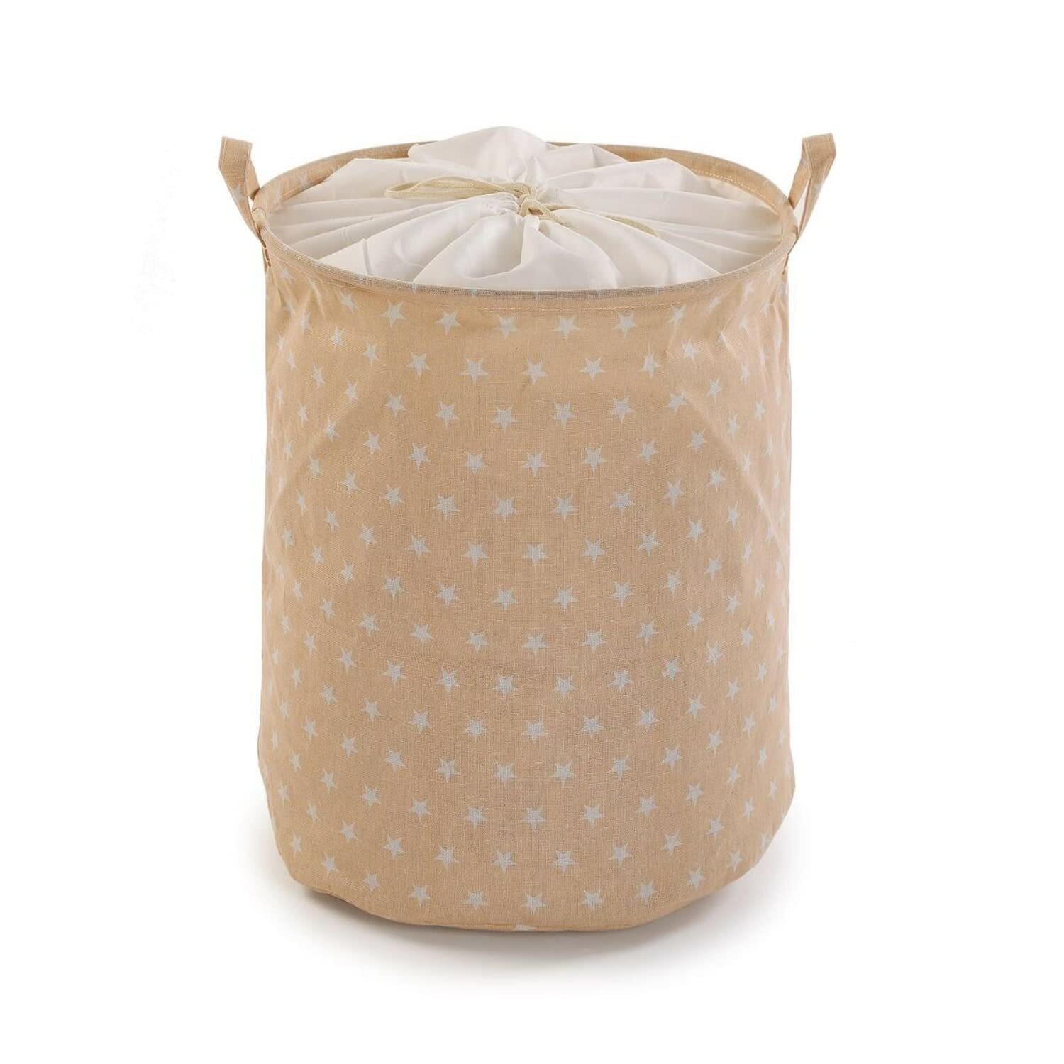 CESTO DE ROPA STARS BEIGE