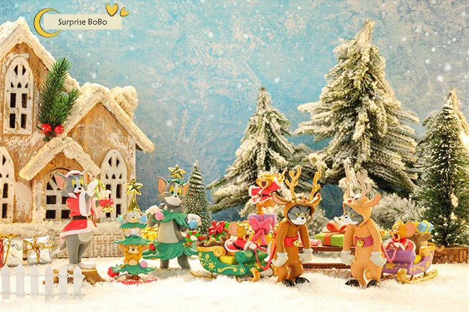 52TOYS Tom And Jerry Merry Christmas Series Blind Box Confirmed Figure Hot Toy - Image 2 of 4