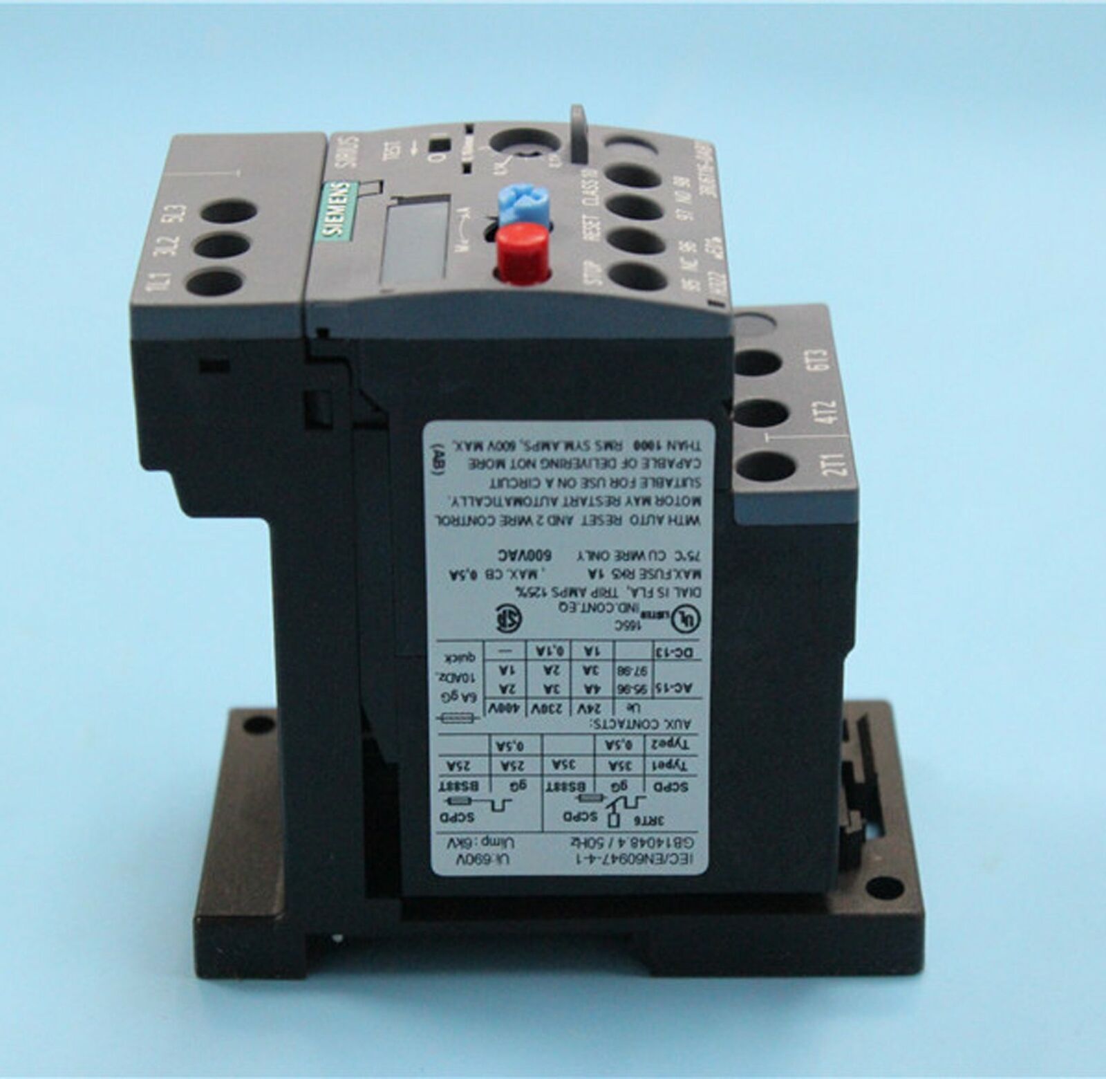 1pc NEW Siemens Overheat relay 3RU61160CB1 3RU6 1160CB1 0.18A0.25A eBay