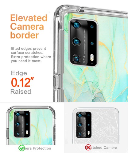 Funda protectora de silicona de mármol granito para teléfono Huawei P40 P30 P20 Pro P Smart 2019 - Imagen 52 de 60