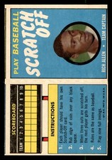 1970 Topps Scratch-Offs Baseball #2 Rich Allen VG/EX *d2