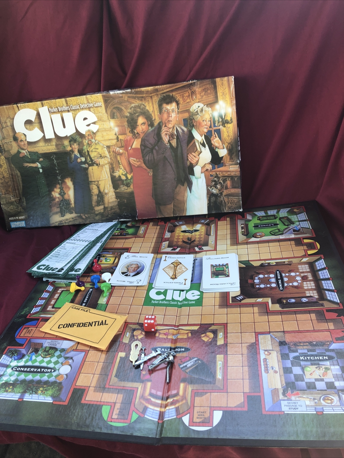 1996 Parker Brothers CLUE Board Game 100% Complete. | eBay