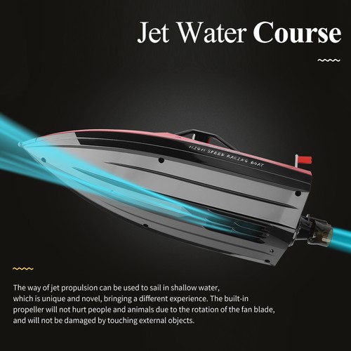 16KM/H High Speed RC Boot Ferngesteuertes Rennboot Speedboot Schiff Boot Q5A5 - Bild 5 von 12