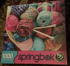 Springbok's 1000 Piece Jigsaw Puzzle Knit Fit made in USA Unopened
