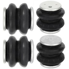 Air Ride Suspension Air Bags 2 Pairs Heavy Duty 2600 Lbs For 38 12 Npt Port