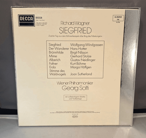 Solti Wagner Ring of the Nibelungen 22 LP’s. Rare Decca Set. New Other - Picture 9 of 11