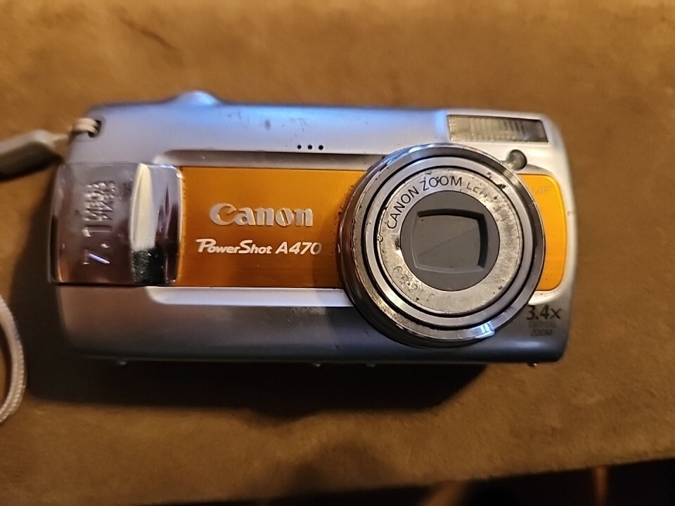Canon PowerShot A470 Ai AF Digital Camera 7.1 Megapixel 3.4x Optical