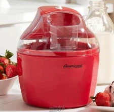 Americana 1.5-Qt Electric Ice Cream Maker Red