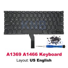 New For Macbook Air 13" A1369 A1466 US Keyboard 2012 2013 2014 2015 2017 Years