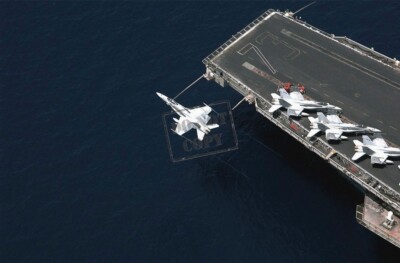 US Navy (USN) F/A-18C Hornet aircraft USS GEORGE WASHINGTON (CVN 73) 8X12 PHOTO
