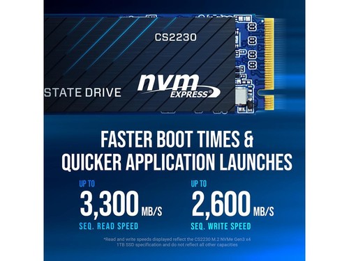 PNY CS2230 M.2 2280 1TB PCI-Express 3.0 x4 3D NAND Internal Solid State Drive (S - Picture 3 of 7