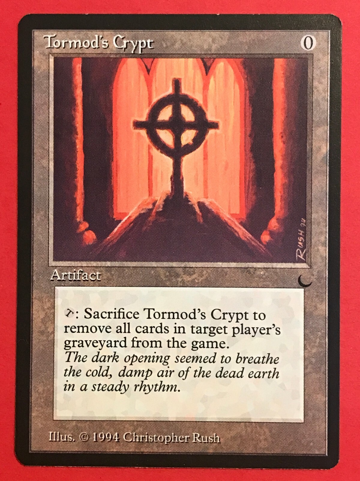 1x Tormod's Crypt - The Dark - Lightly Played LP Magic The Gathering MTG