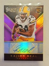 2014 Select Rookie Autographs Prizm Fuchsia #RARN Rajion Neal /199