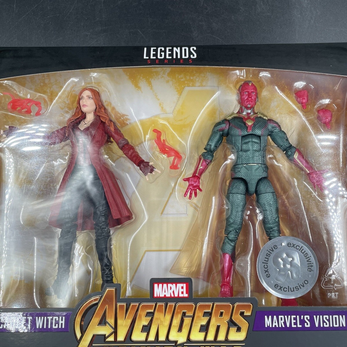 [ 未開封 ] マーベルレジェンド スカーレット・ウィッチ　ヴィジョン 2パック Amazon.co.jp: アベンジャーズ / インフィニティ・ウォー