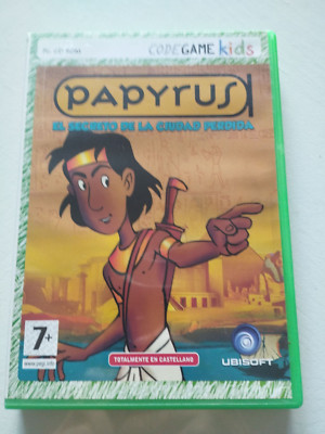 Papyrus The Secret of Lost City Game Kids Ubisoft - Game for PC CD-Rom Am