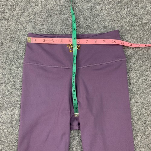 Short de vélo Nike femme XS extra petit violet coupe serrée logo taille performance - Photo 6/10