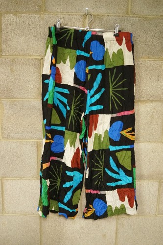gorman bold patterned lightweight ‘crinkled’ wide leg cullottes…size 14…vgc... - Picture 4 of 5