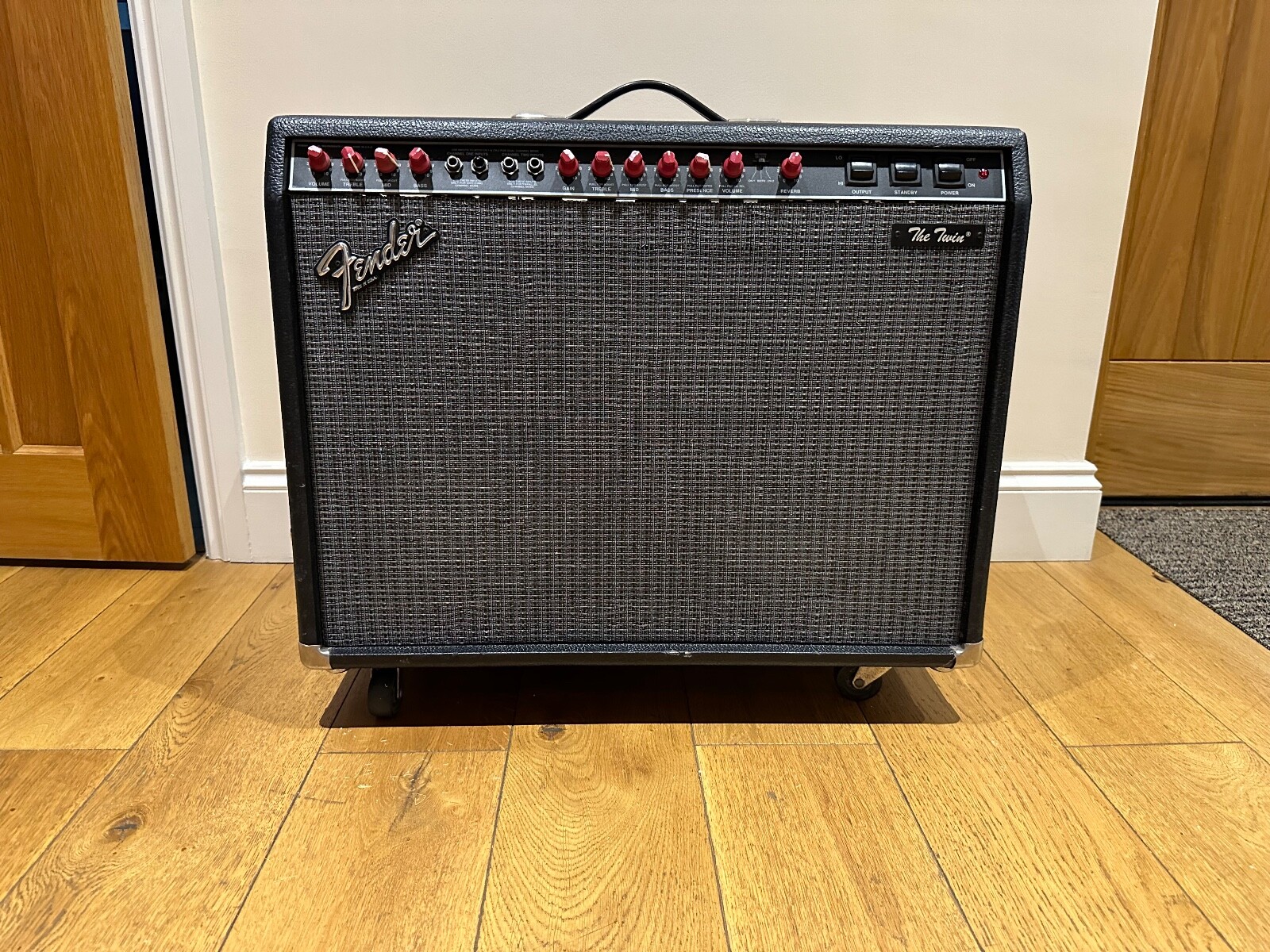 Fender The Twin Reverb 100W valve amplifier Red knob “Evil” Twin eBay