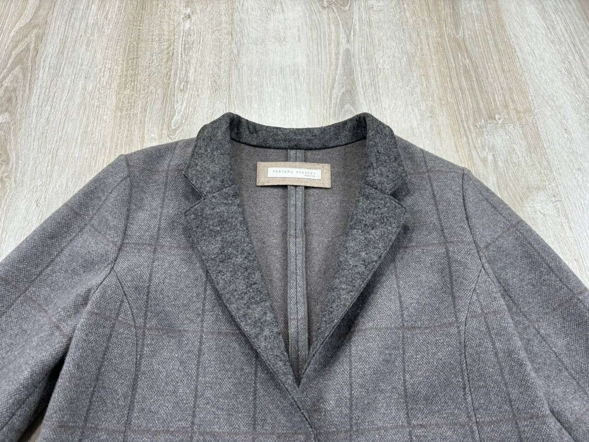 ジャケット FABIANA FILIPPI Woman Jacket Grey GCD215F201L565 8179 Womens jacket Fabiana Filippi Size S Color Gray | eBay