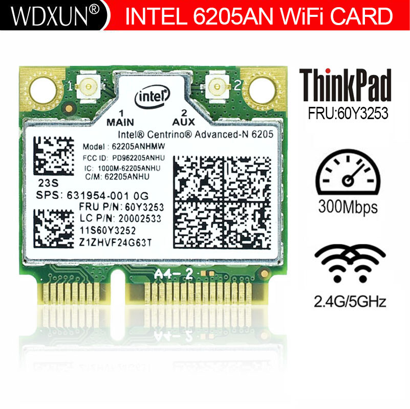 Intel 6205 Centrino Advanced WiFi Card for Thinkpad X220 X230 L420