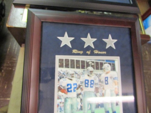 Dallas Cowboys 2005 Ring Of Honor 8x10 Photo Aikman/Smith/Irvin Framed & Matted - Picture 4 of 8