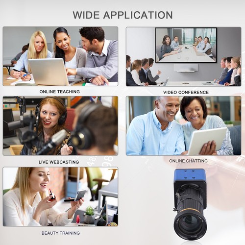 Computer Camera 2 Megapixels 80 Degree Wide Angle USB Video Camera For Onlin NBT - Afbeelding 3 van 12