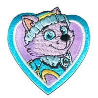"AufnäHer / BüGelbild - Paw Patrol \"Everest\" - Lila - 6X6Cm - Patches AufbüGeln"