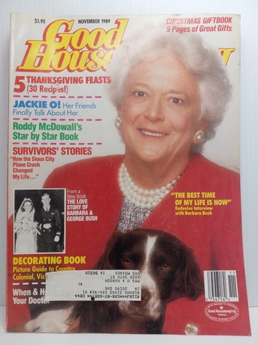 Good Housekeeping Magazine Advertising November 1989 Barbara Bush Recipes Disney - Picture 4 of 4