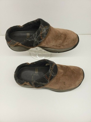 MERRELL Bracken Ortholite QForm Suede Wool Collar Moc Mule Size US 7.5 - Picture 11 of 12