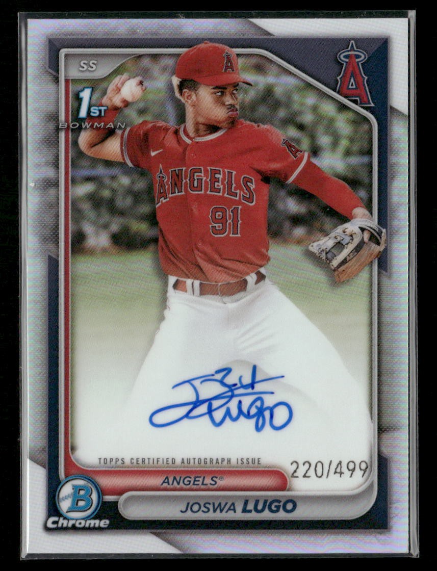 2024 Bowman Chrome #CPA-JL Joswa Lugo Prospect Autographs Refractors #/499
