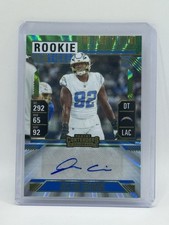 2024 Panini Contenders Justin Eboigbe Rookie Ticket Auto Chargers