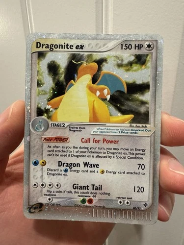 Pokémon TCG Dragonite EX Dragon 90/97 Holo Holo Rare Card