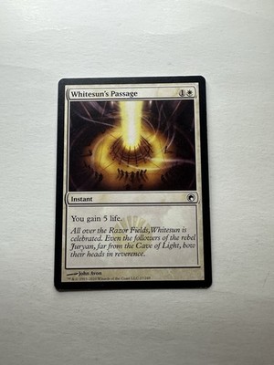 Whitesun's Passage LP Scars of Mirrodin Magic The Gathering Mtg Lightly Played