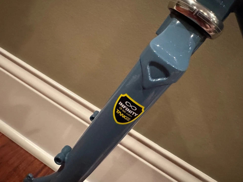 NEW! Soma Pescadero Endurance Road Bicycle Frame in Colonial Blue - 61cm - Image 4 of 4