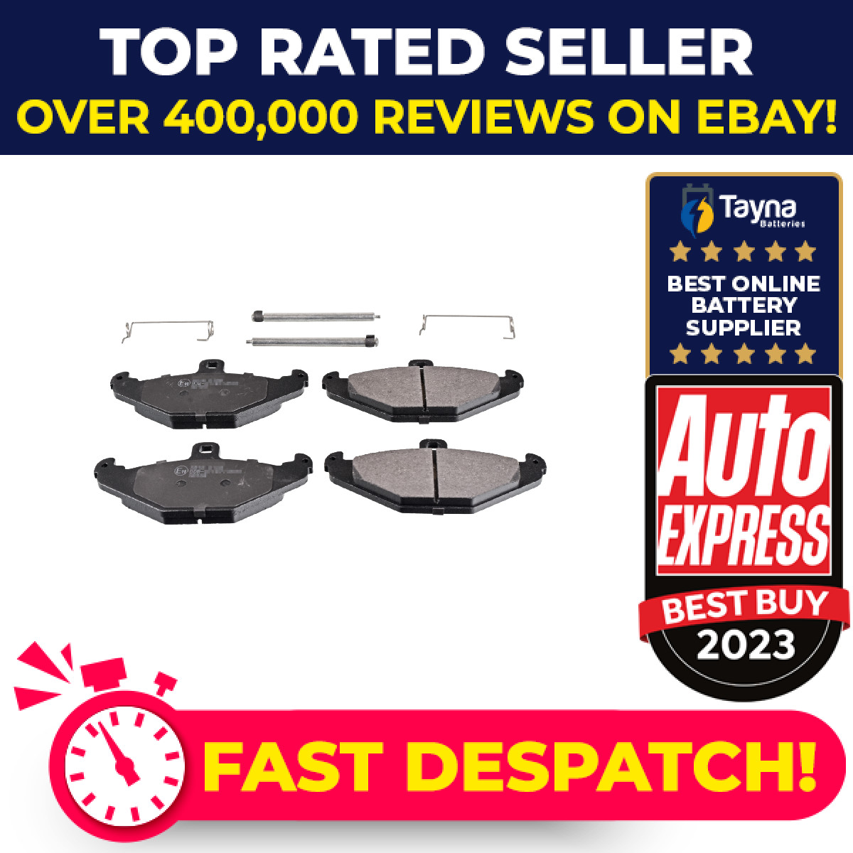Brake Pads Set fits LOTUS EXIGE SCC 1.8 Rear 01 to 12 2ZZ-GE A111J0154S Febi New