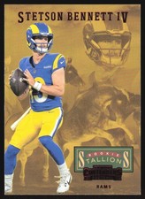 2023 Panini Contenders Rookie Stallions Red Stetson Bennett IV RC #4 Los Angeles
