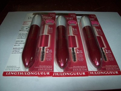 3 L'Oreal Paris Double Extend Beauty Tubes Mascara 570 Black Lash Extension