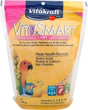 Vitakraft Vitasmart Egg Food for Birds - Daily Supplement for Parrots, Parakeets