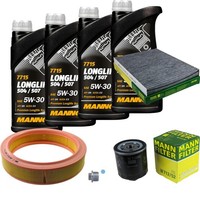 Mann Inspektionspaket 4L Mannol Longlife 5W-30 FüR Seat Ibiza II 1.4I 1.6I