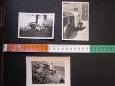 Lot de 3 anciennes Photos AUTOMOBILE CITROEN Photographie